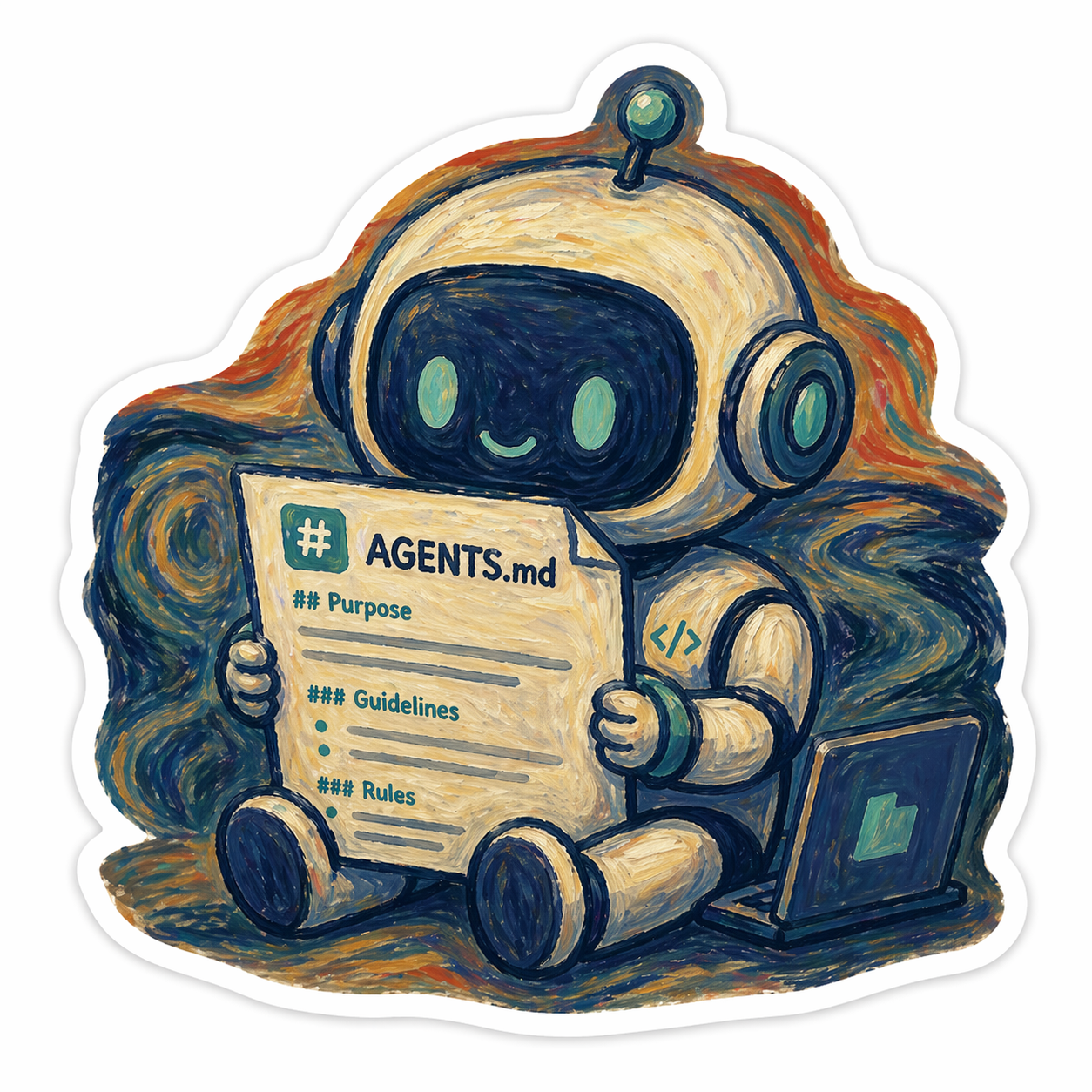 agent sticker
